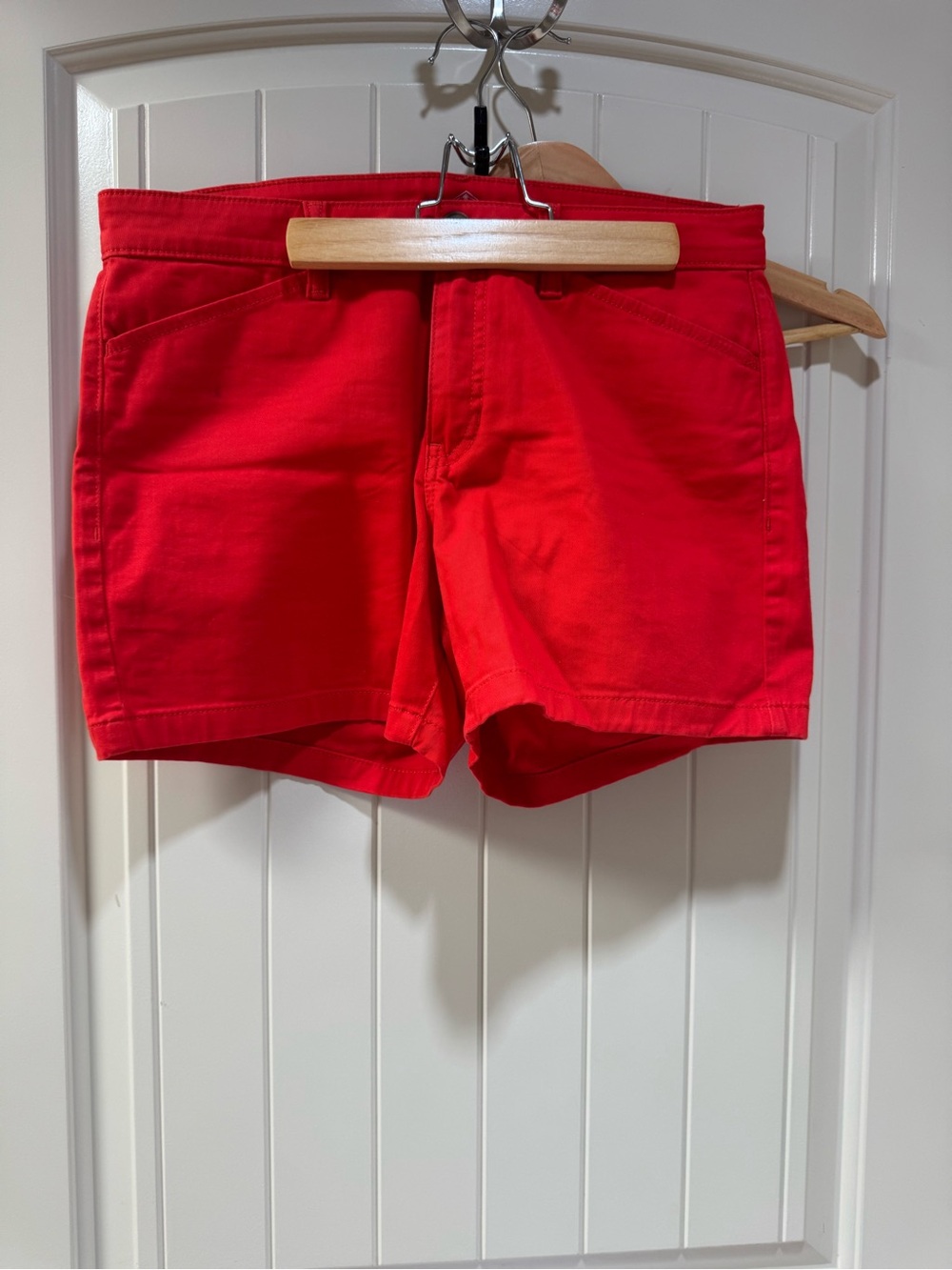 St. John's Bay Red Denim Jean Shorts